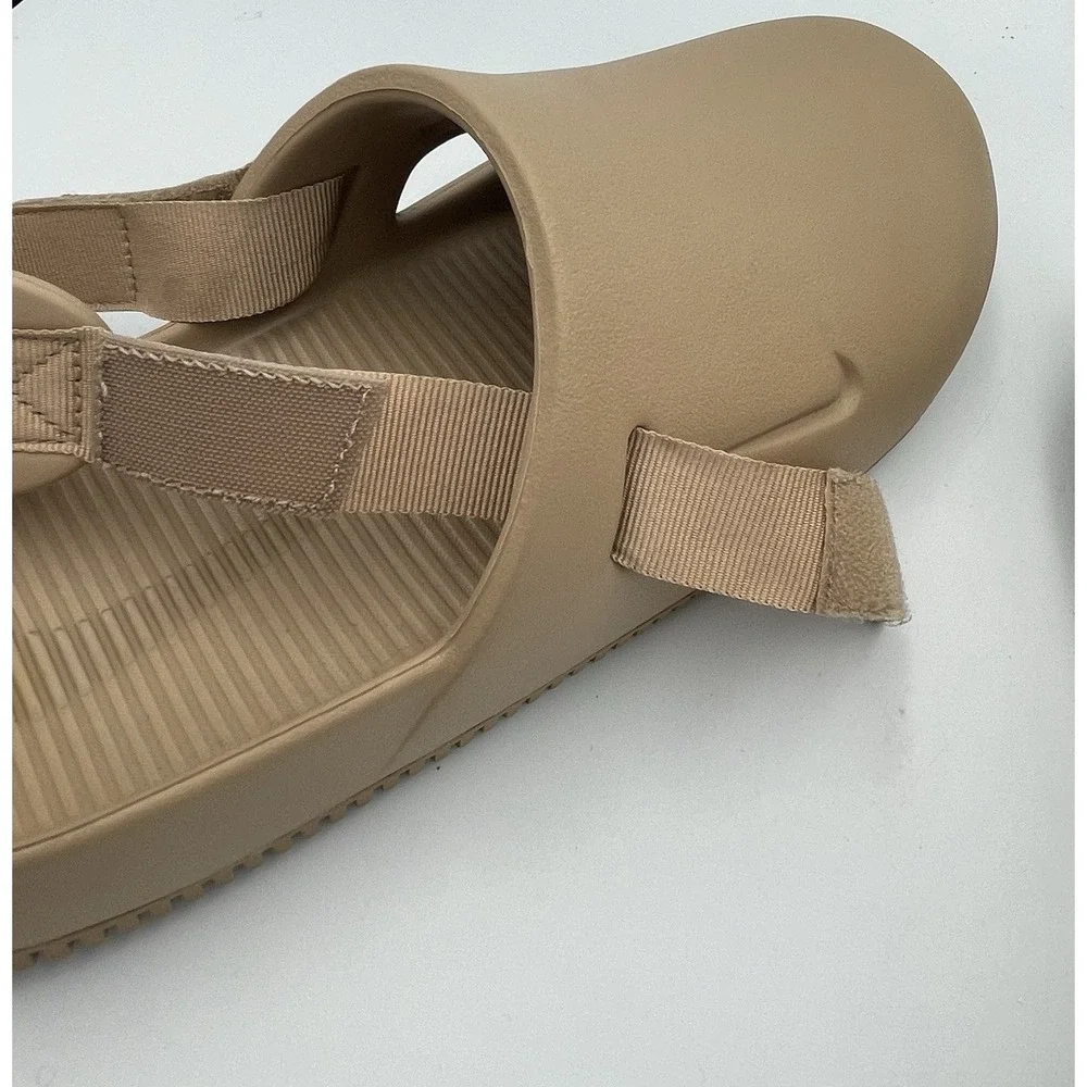 Nike Calm Mule Shoes 'Hemp' (FD5131-200) Size M 11 W12 Adjustable Clogs Slides